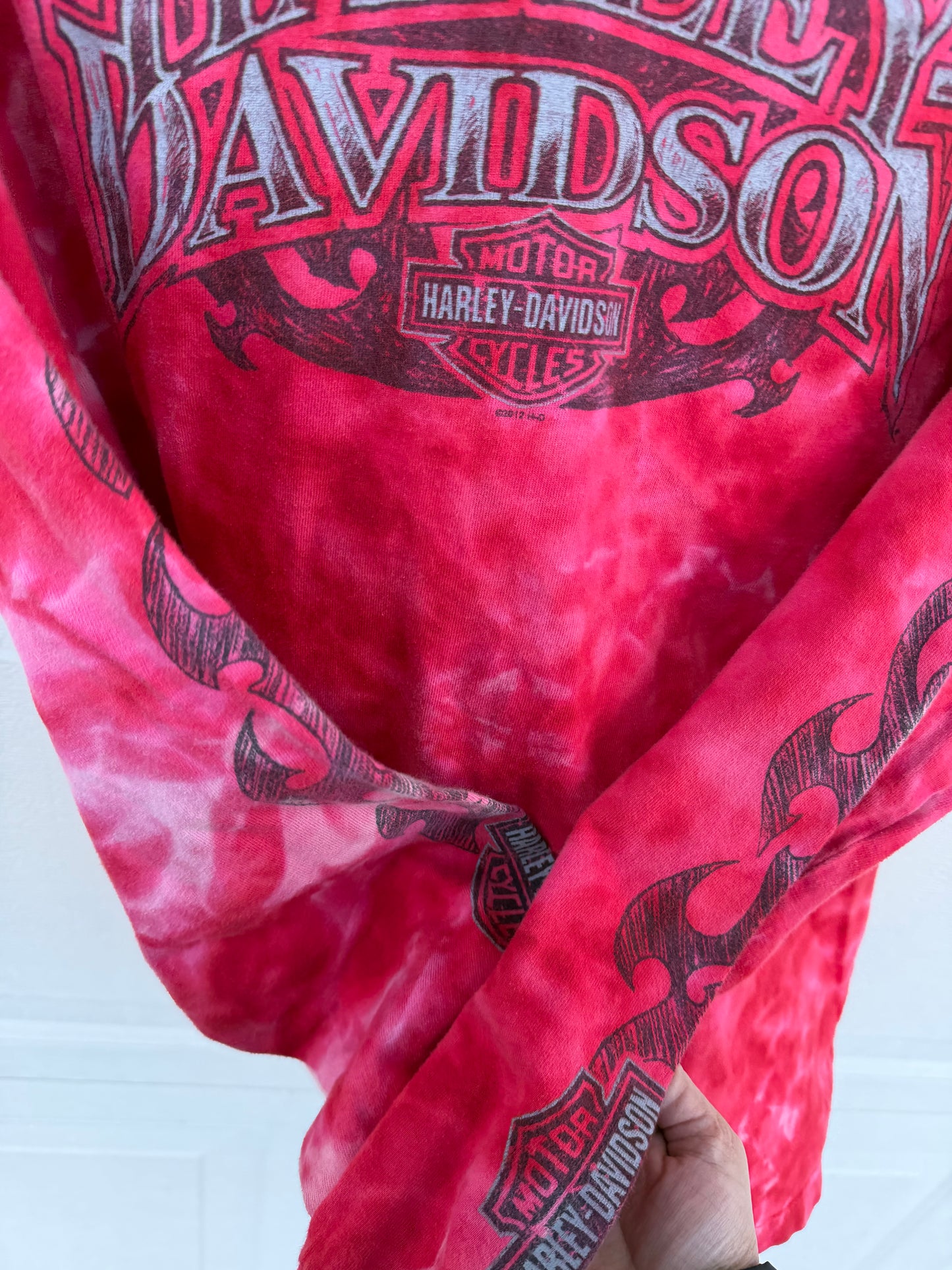 2012 Harley Bleach Dye Long Sleeve - L