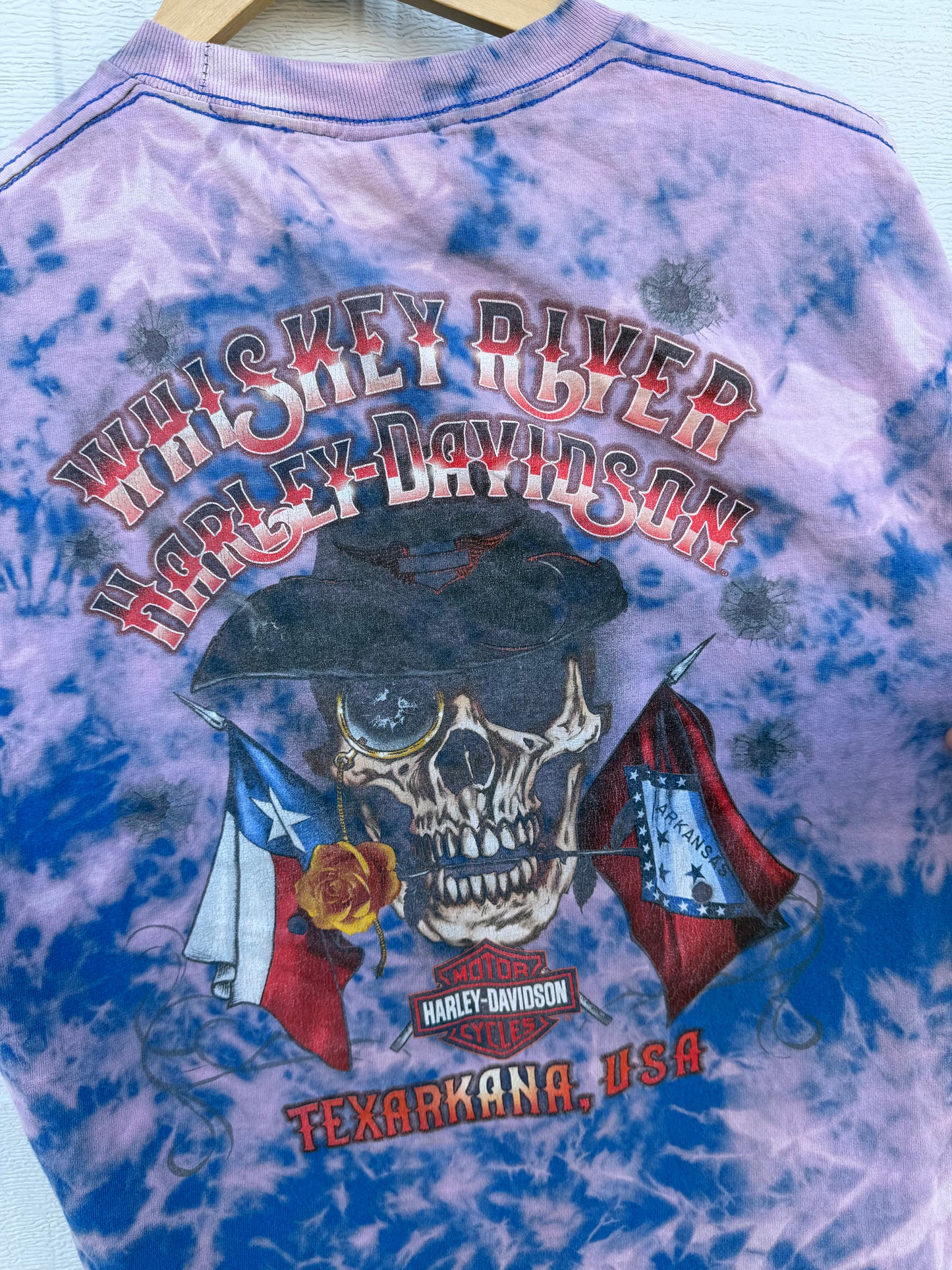 2014 Harley Bleach Dye Tee - L