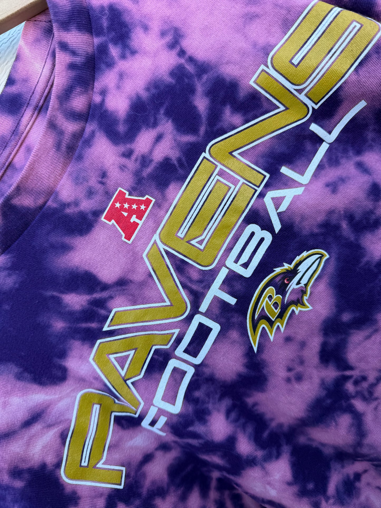 Ravens Bleach Dye Long Sleeve - XXL