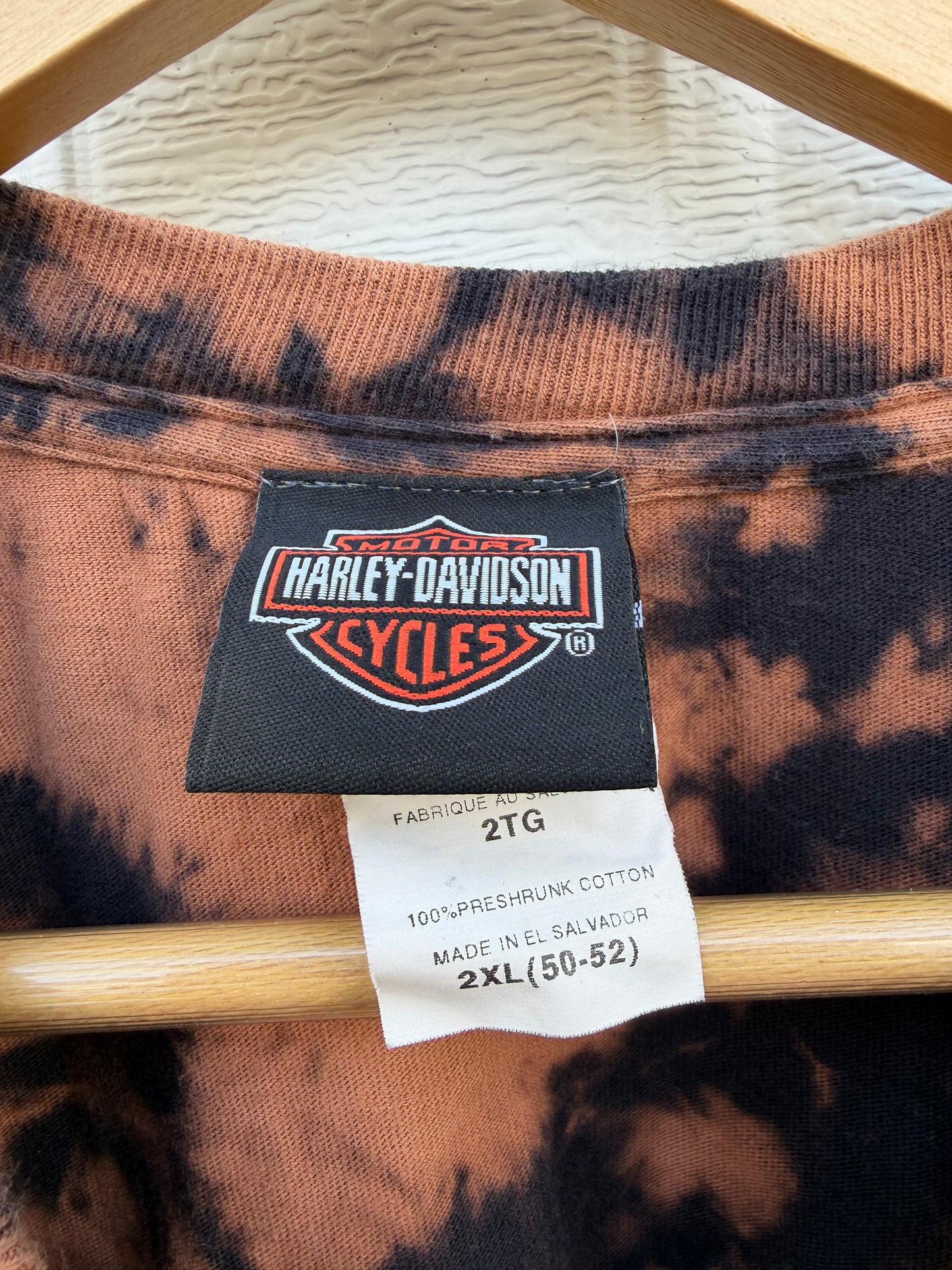 2006 Harley Bleach Dye Long Sleeve - XXL